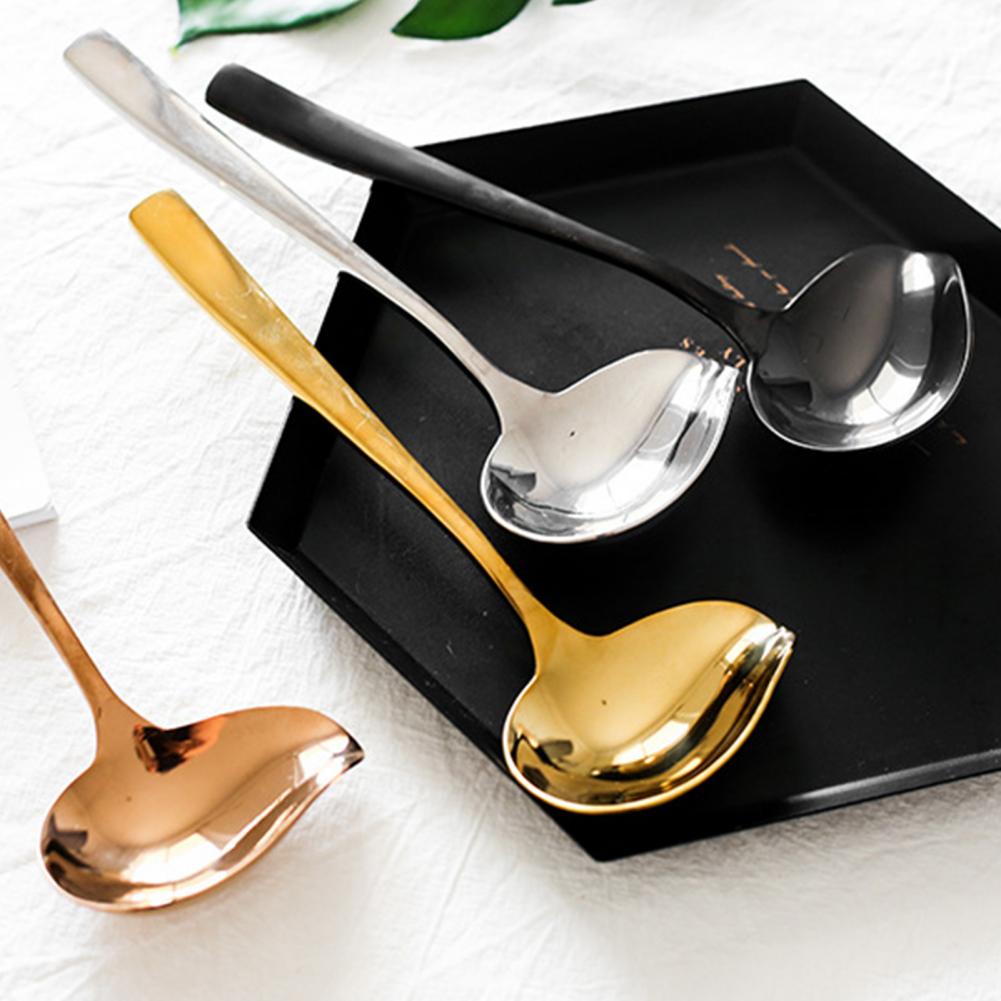 Ergonomic Convenient Rust Proof Safe Pot Soup Ladle for Party