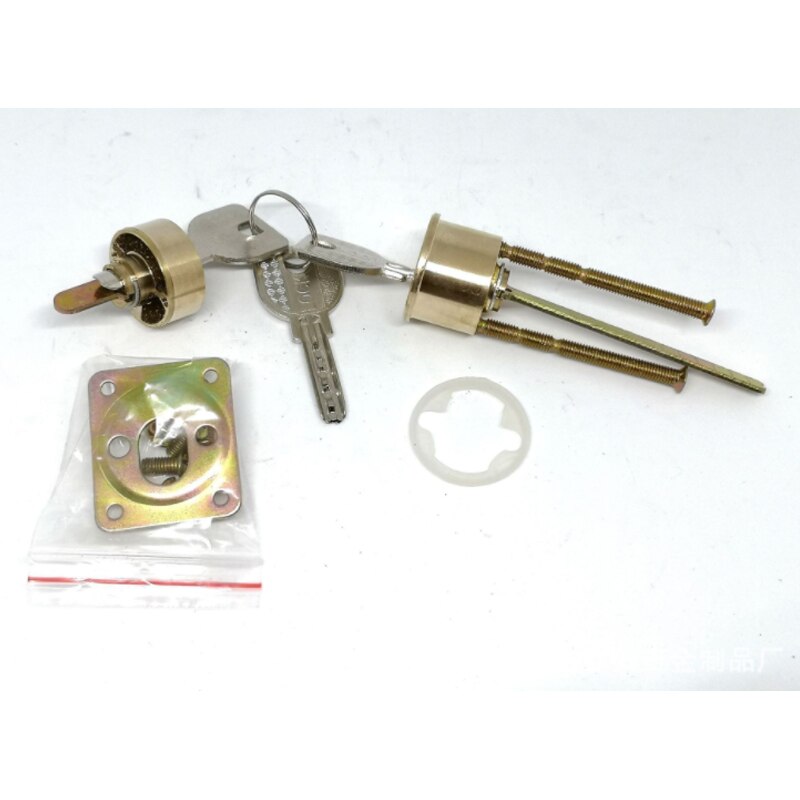 Replaceable Electric Lock Smart Chip PCB RFID Reader Extra Metal Key DIY: D lock tongue