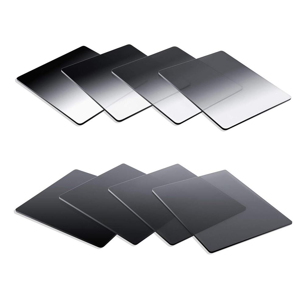 Densità neutra della fotocamera Full Color ND 2 4 8 16 graduale ND 2 4 8 16 quadrato per Cokin serie P Set di filtri a 8 colori fotocamere DSLR: Default Title