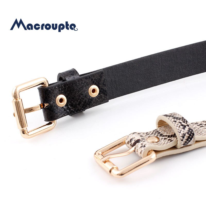 105X2.3Cm Vrouwelijke Pu Leer Snake Taille Riem Vrouwen Riemen Voor Vrouwen jurk Cinto Feminino