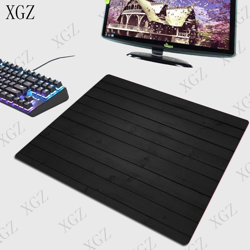 XGZ Abstract Background Black Texture Large Gaming Mouse Pad PC Computer Gamer Mousepad Desk Mat Locki Edge for CS GO LOL Dota: 250X290X2MM