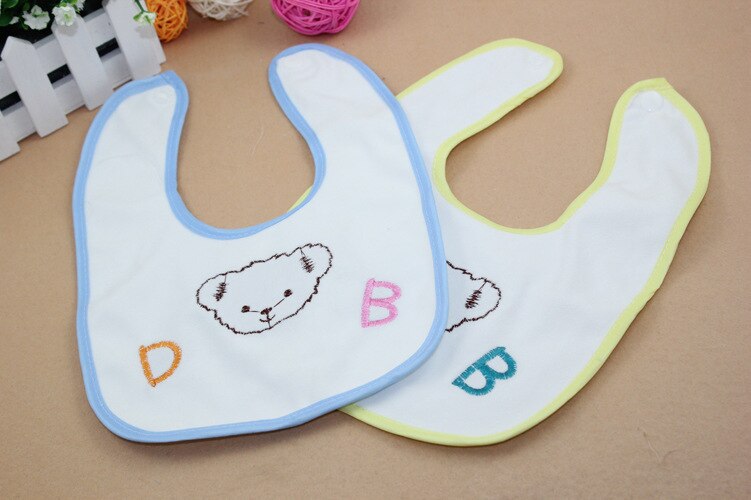 Baby Bibs Toddlers Saliva Burp Boy Girls Newborn Feeding Bandana Waterproof Bear Infant Kids Stuff Cloth Accessories