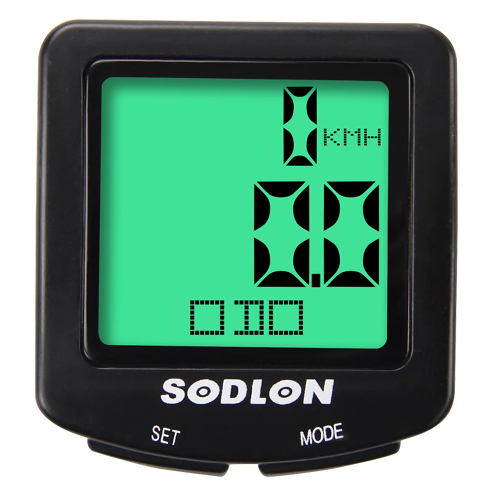 SUNDING Bike Computer Speedometer Wireless Waterproof Bicycle Odometer Cycle Computer Multi-Function LCD Back-Light Display