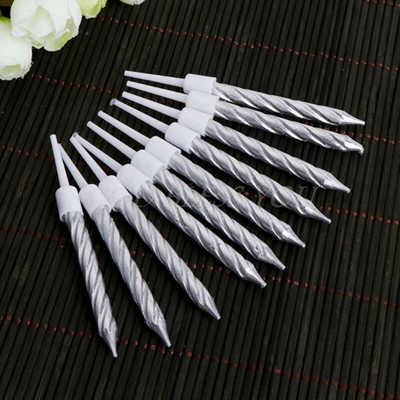 10Pcs/box Candle Cake Party Birthday Party Festival Supplies Lovely Birthday Candles For Kitchen Baking Party Supplies