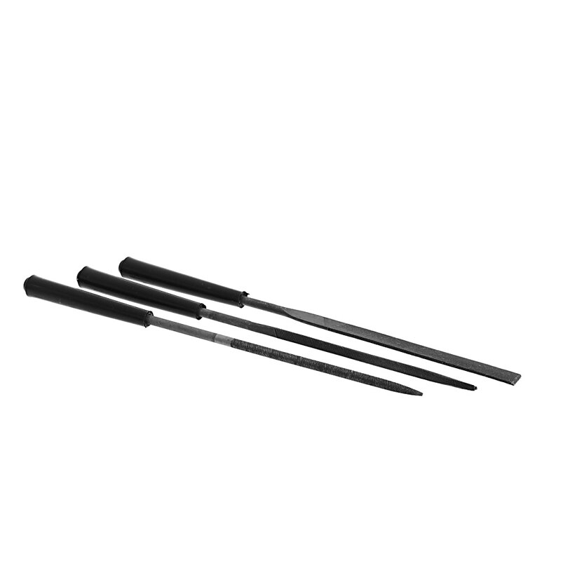 3 stk treskulptur metallhåndverk diamantnålfiler sett for keramikkglass  l15