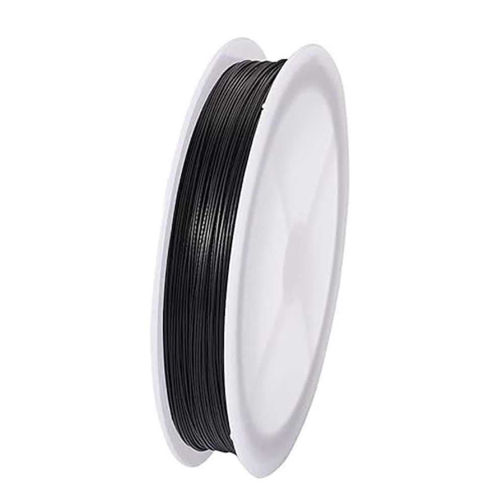 1 Roll 0.3-0.7mm Bead Stringing Wire,Anti-bite Wear Resistant Strong Line Stainless Steel Beading Wire for DIY Jewelry Making: XL / Orange