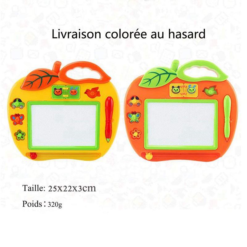 Pizarra mágica de Color pequeño formato con sellos, juguete para niña y niño de 18 meses, minijuegos para bebés y niños de 2 y 3 años-