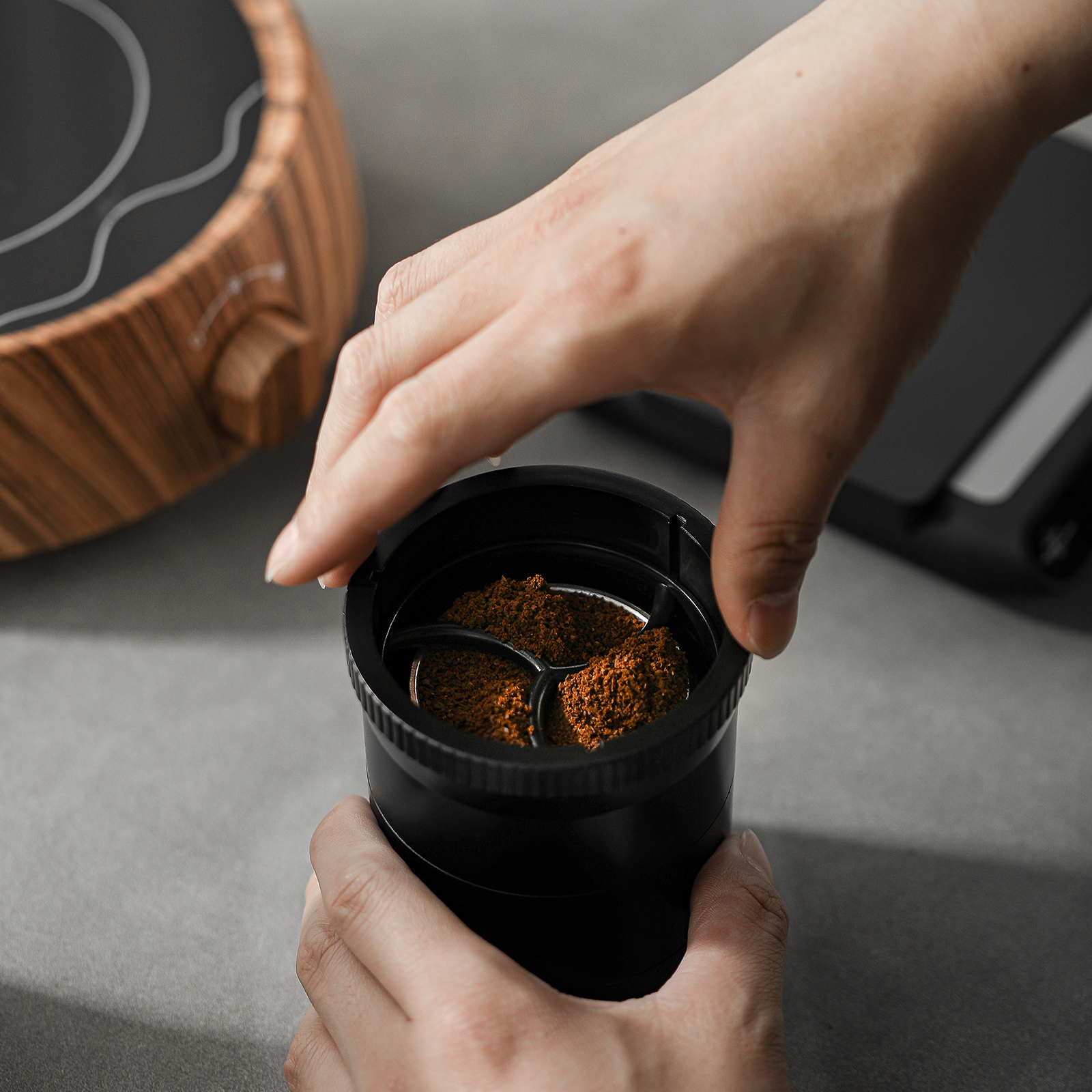 Distribuidor de café Moka de MHW-3BOMBER, altura adaptable, herramientas niveladoras de distribución de café Mocha, accesorios de Barista para el hogar