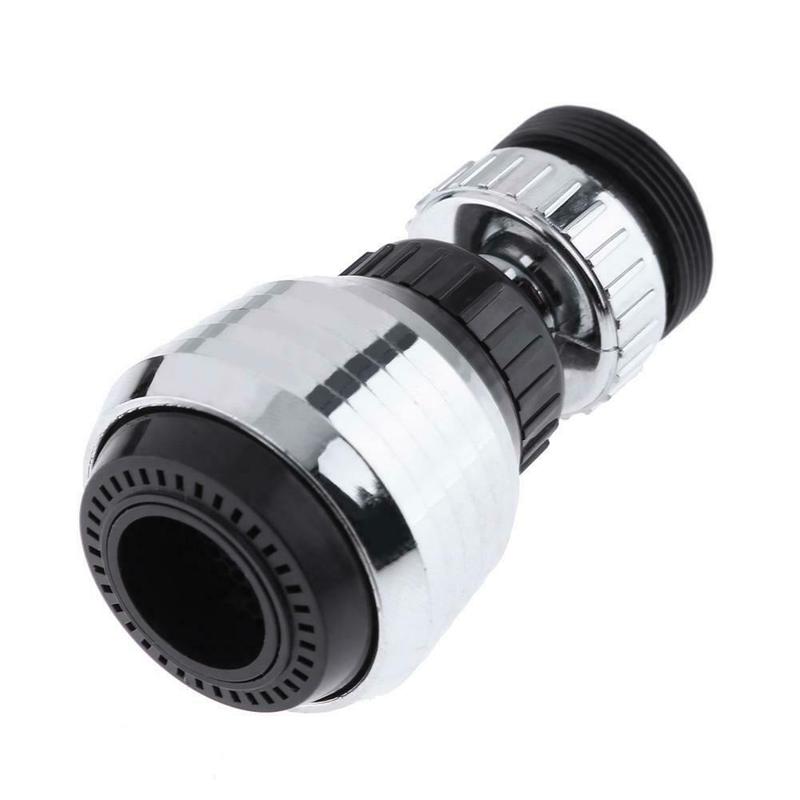 Grifo aireador de cocina, difusor de ducha de agua ajustable de 360 grados, ahorro de conector, boquilla para grifo de agua B4D8