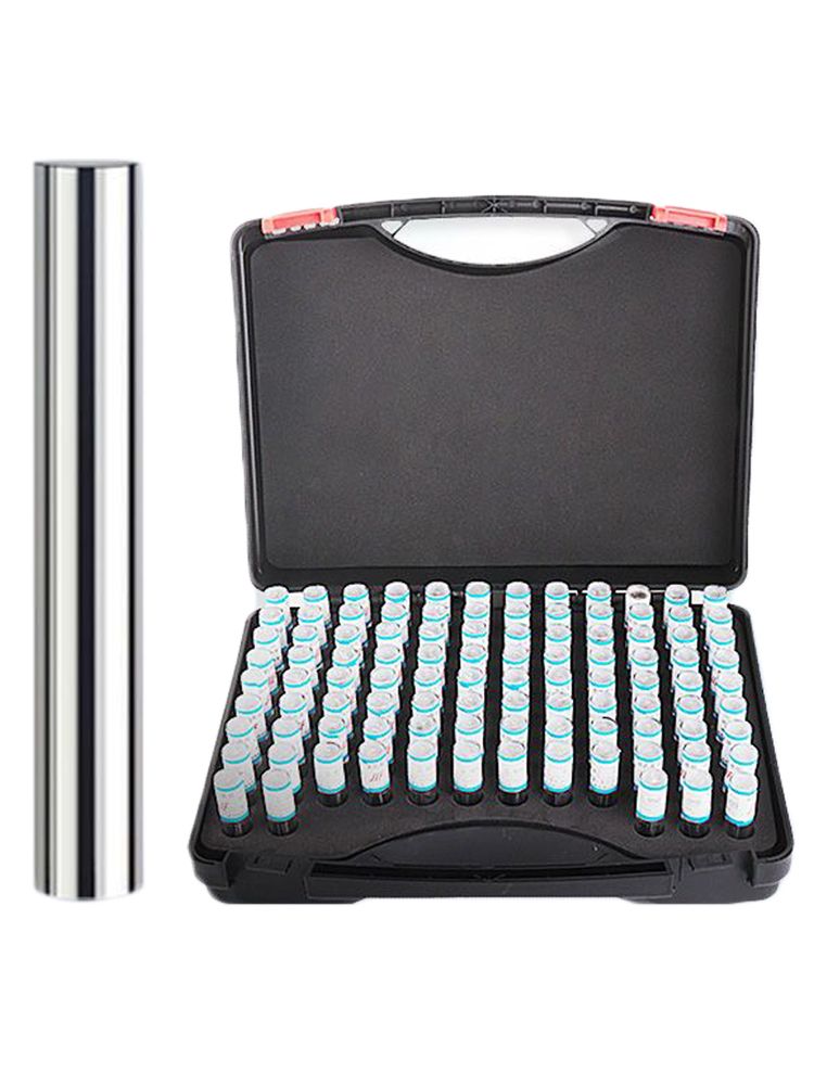 51/101 pces passo 0.01mm medidor de pino de aço de precisão 1.00-2.00mm 0.5-1mm medidor de plugue suave conjunto de medidor de furo ferramenta de medição de pino