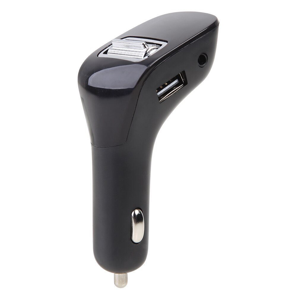 F40 FM Transmitter Wireless Modulator Bluetooth 5.0 AUX-out Handsfree Car Kit U Disk MP3 Player Dual USB Charger