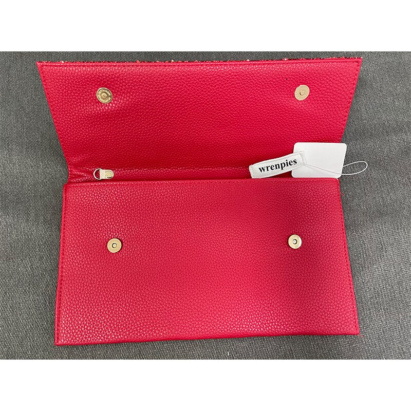 Wrenpies PU Leather Summer Women's Clutch Bags Chain