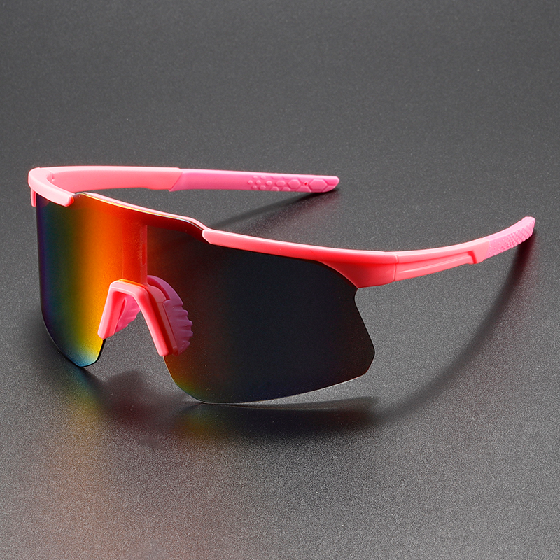 Universal glasses for men and women, half-frame , glasses for parties and gatherings, best Christmas: Red