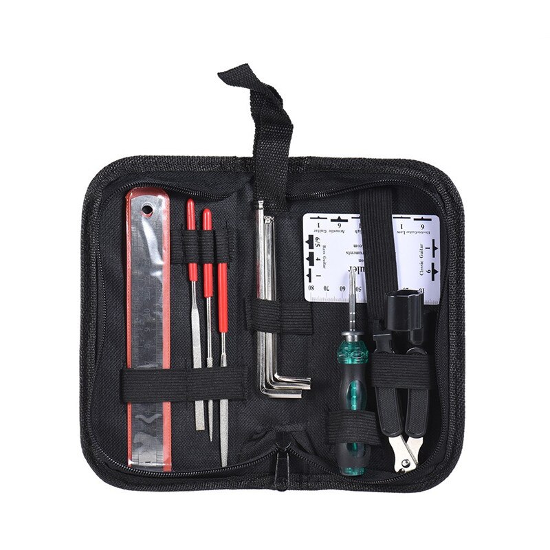 Guitar Care Tool Repair Maintenance Tech Kit Set for Acoustic Electric Bass Guitar Tools Kit Set