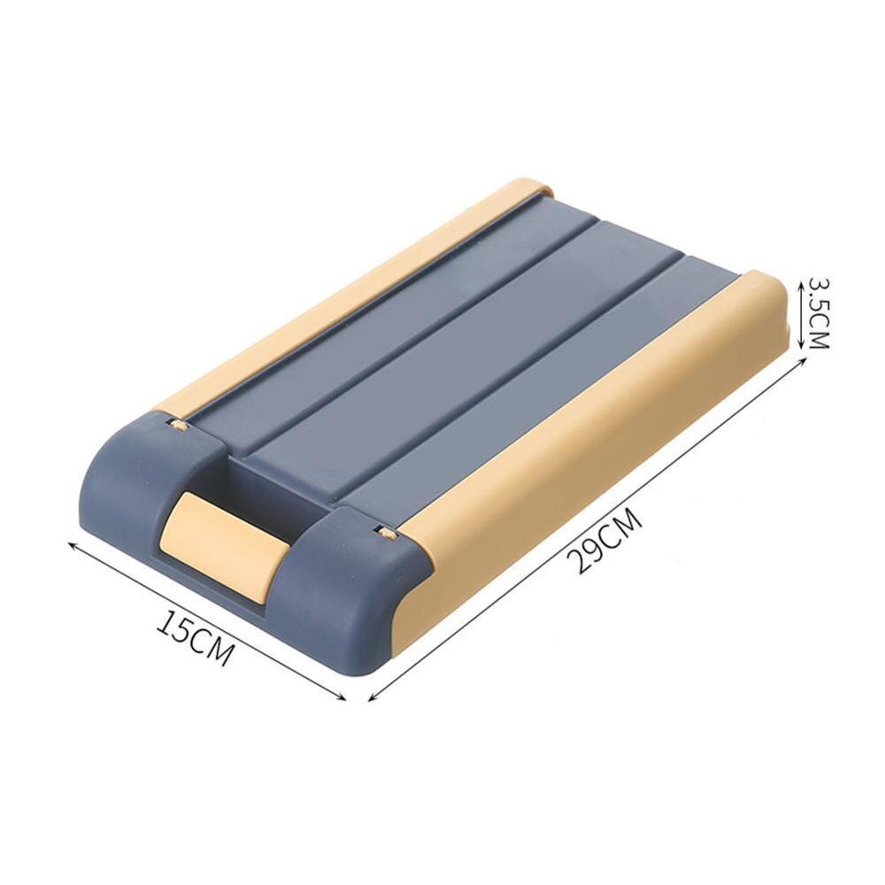 Hidden Table Under Paste Plastic Desk Organizer Memo Case Desk Divider Drawer Pen Stationery Storage Decor Box Sticky Stati W8S7