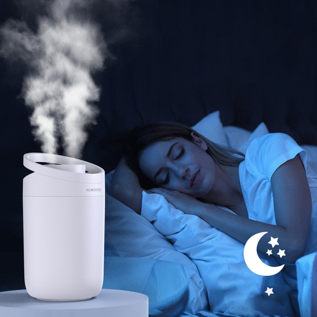 Colorful LED Home Air Humidifier Air Purifier Aroma Difuser USB Powered 3L