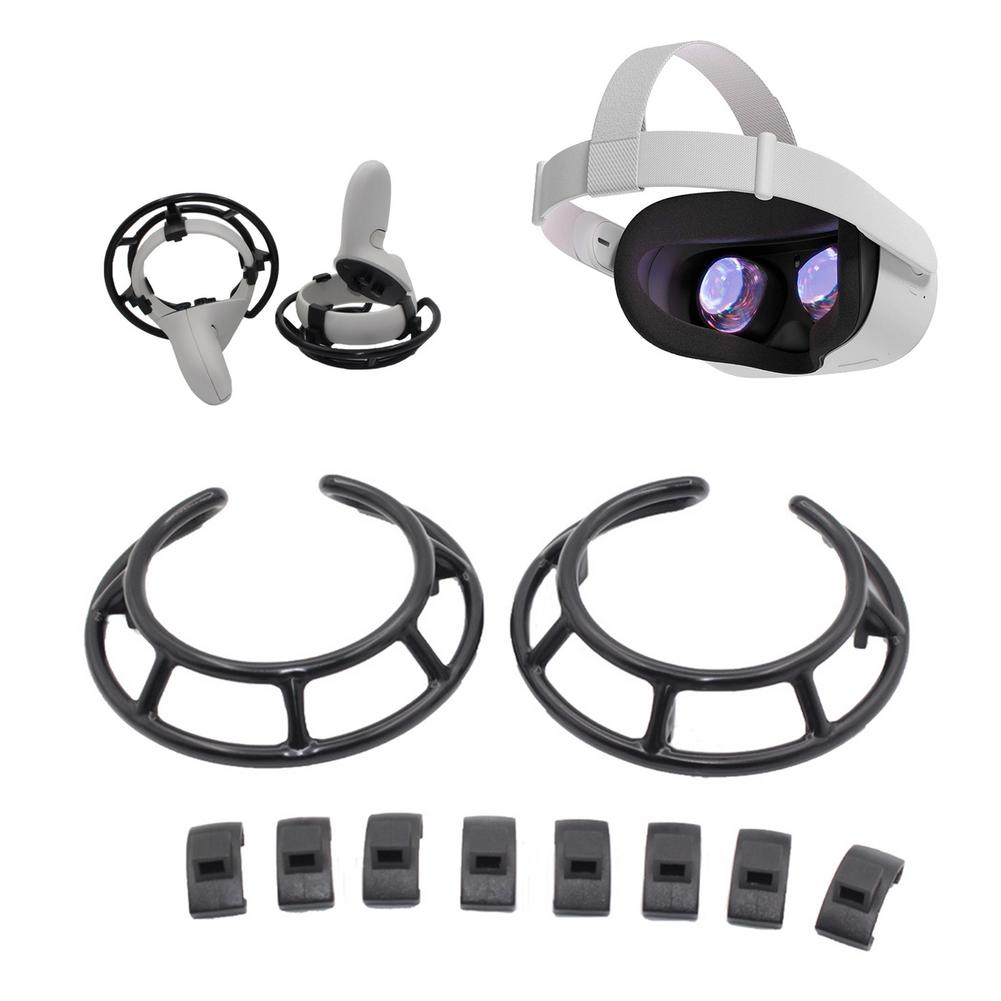 VR Accessories For Oculus Quest 2 VR Headset Controller Anti-fall Protection Cover Handle Bumper Fixer For Oculus Quest2