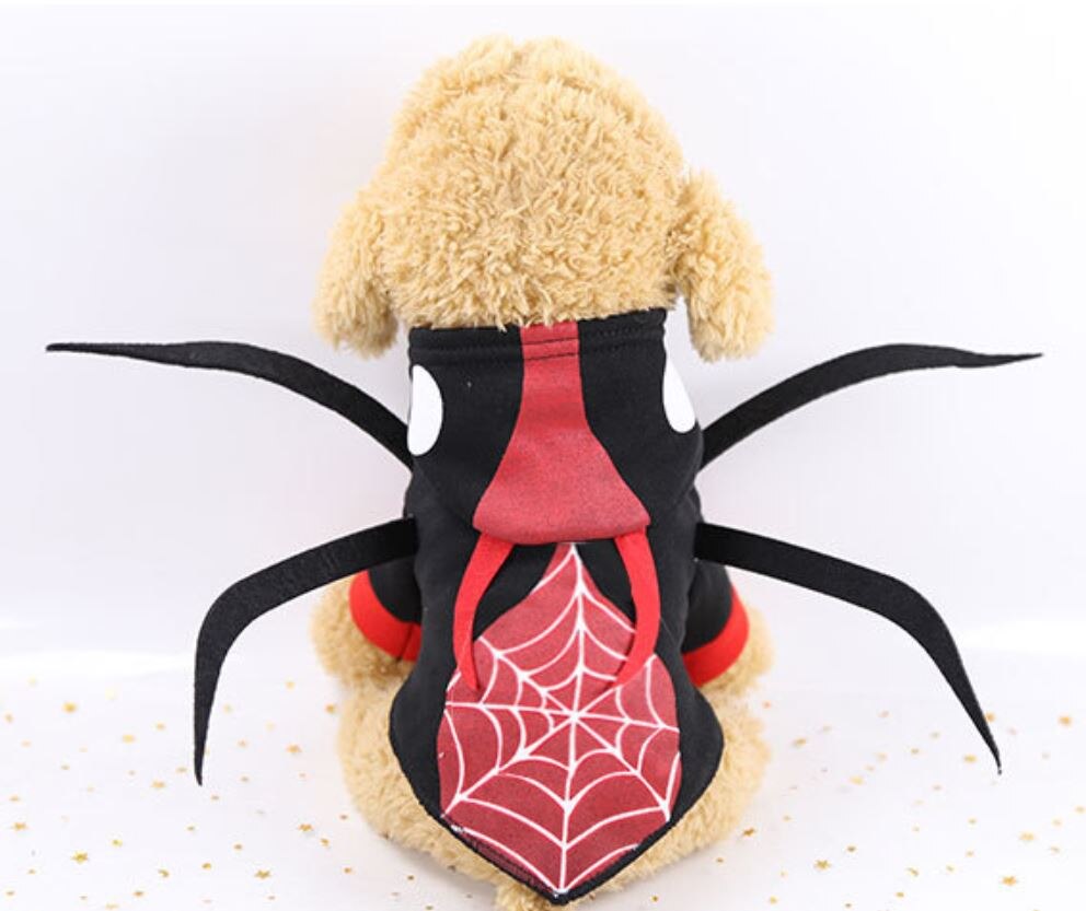 meioro Zip Hooded Pet Sweater, Hond, Katten Kleding, Mooi, Warm, Franse Bulldog, Pug(Donkerblauw,m
