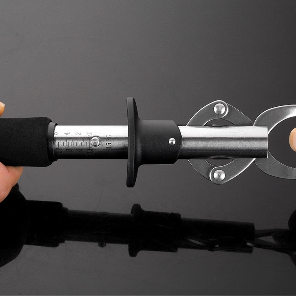 WALK FISH Control Fish Clamp Device Lures Stainless Steel Fishing Lip Grip Holder Grabber Pliers Fishing Gear Max Drag 15kg