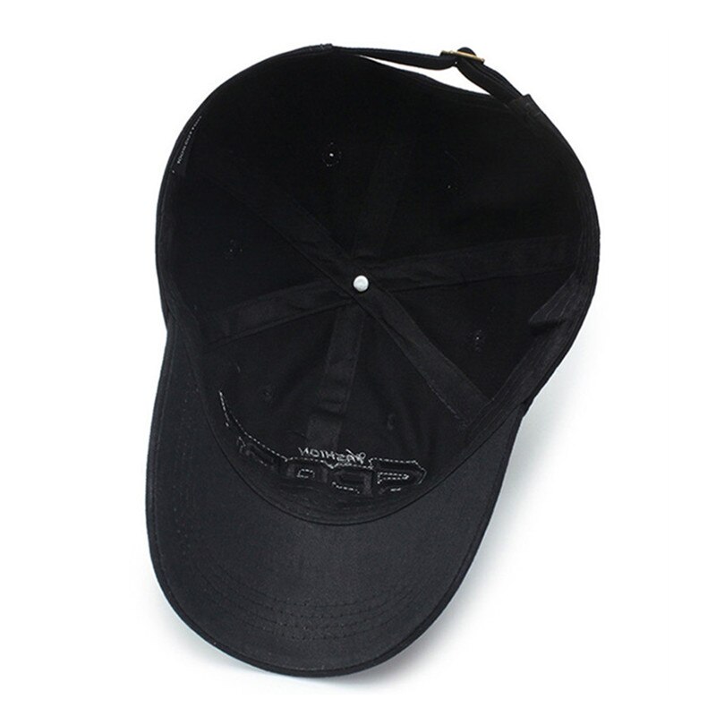 Xdanqinx mænds hat brev broderi baseball cap justerbar størrelse mærker sportscaps til mænd snapback cap fars bomuldshatte