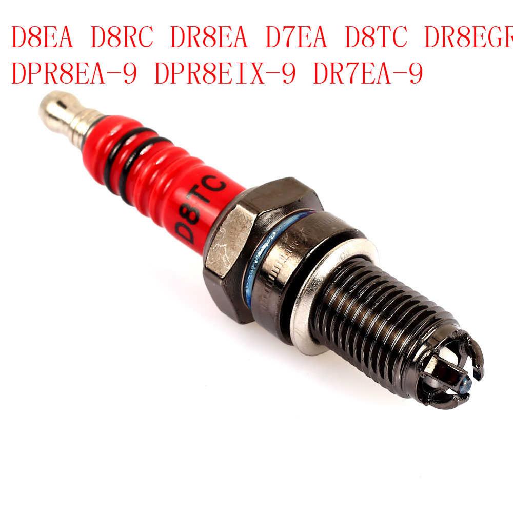 Bougies D'allumage D'iridium pour A7TC ATRTC CR6HSA CR7HSA CR7HGP D8EA D8RC DR8EA D7EA D8TC DR8EGR DPR8EA-9 DPR8EIX-9 DR7EA-9: Lavande