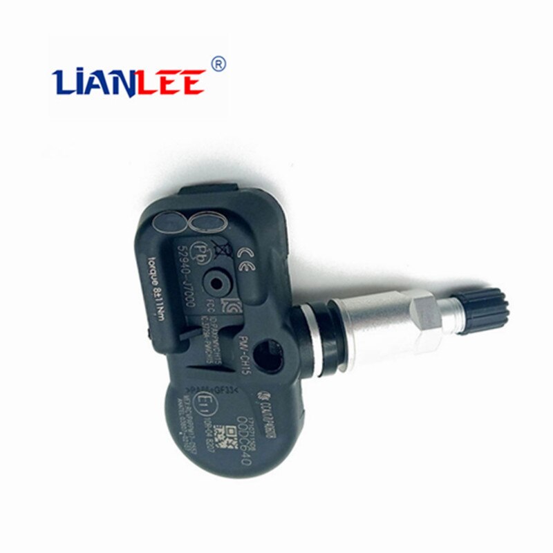 4 stk/parti for 2022 2023 kia ceed [cd] 433 mhz tpms sensor dekk lufttrykk sensor 52940-j7000 52940 j 7000