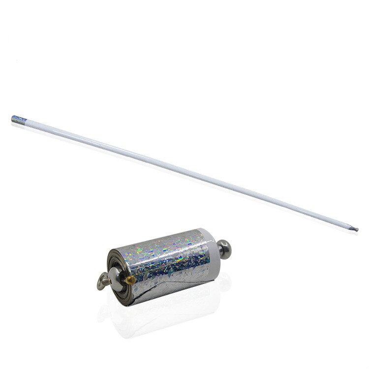110 CM/150 cm Metal Verschijnen Cane Kan Kiezen Kleur Magic Sticks Voor Professionele Goochelaar Stage Street Magie Illusie accessoires: white 110cm