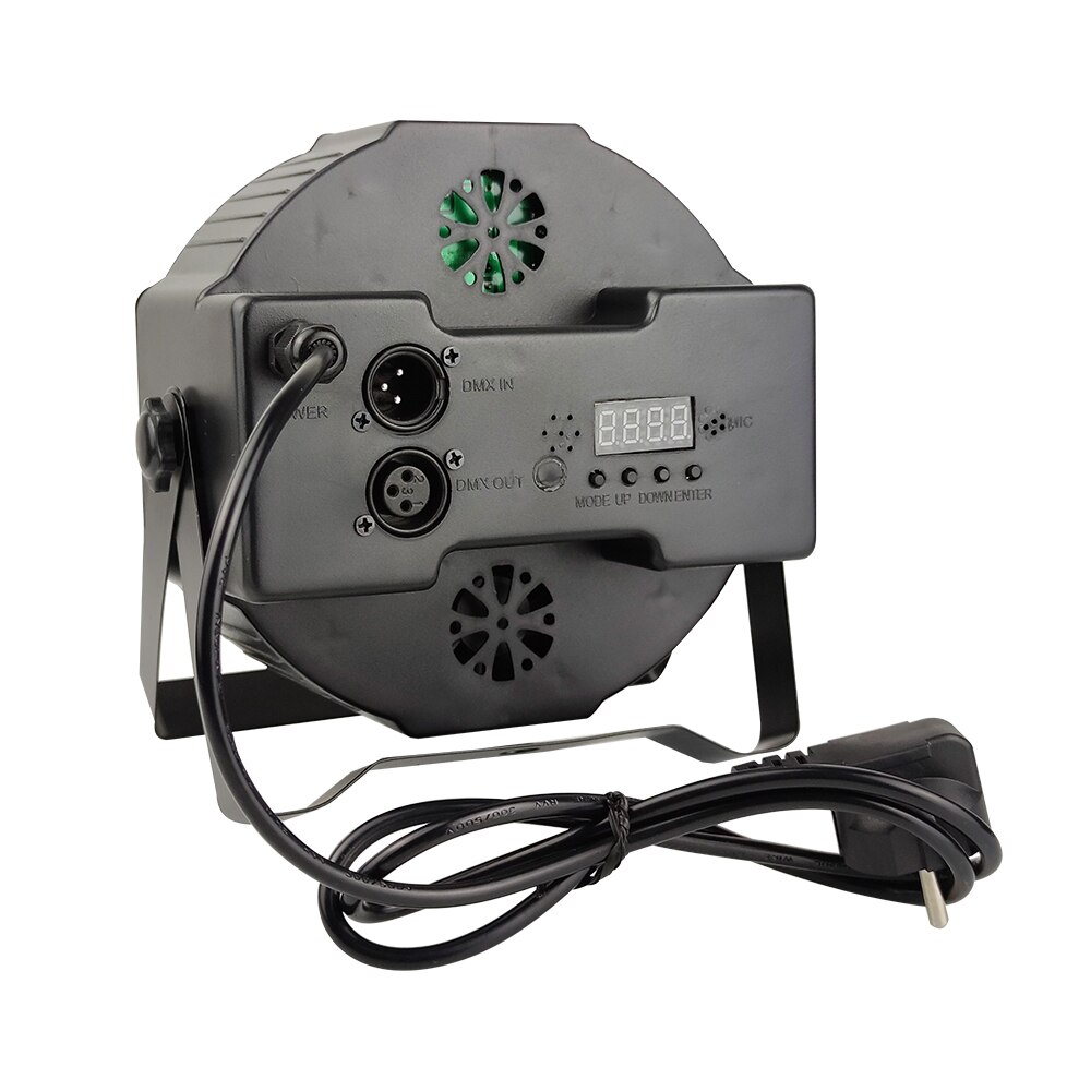 Scene par 12 x 12w led par lys rgbw 4 i 1 flad par lys dmx 512 disco lys fuld farve