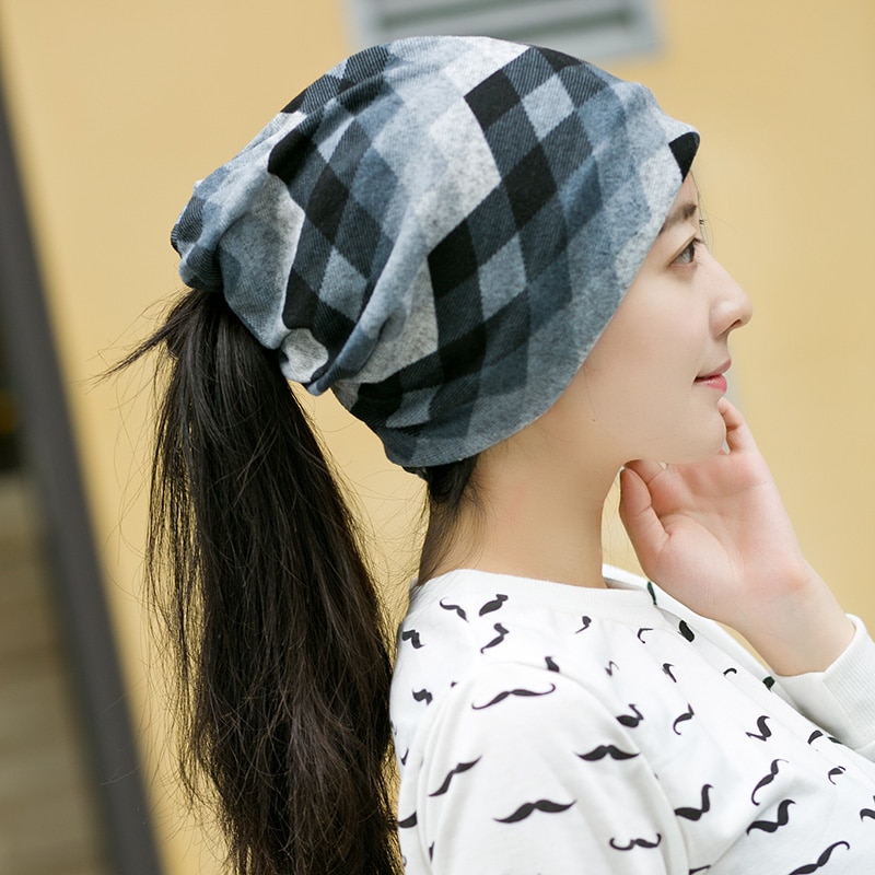Popular Winter Hat Women Knit Slouchy Beanie Girls Bonnet Skull Baggy Warm Female Scarf Gorro Feminino Inverno Cap