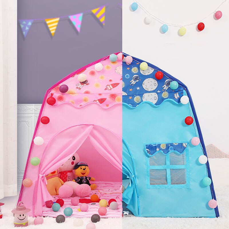 Dickere freundlicher Zelt Tipi für freundlicher Tragbare Mädchen Prinzessin Schloss Große Art drinnen Spielhaus Klapp Wigwam Tipi