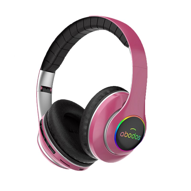 1000mAh battery wireless headset Bluetooth headset foldable Bluetooth headset 3D stereo gaming headset 6 sound equalizer modes: Red