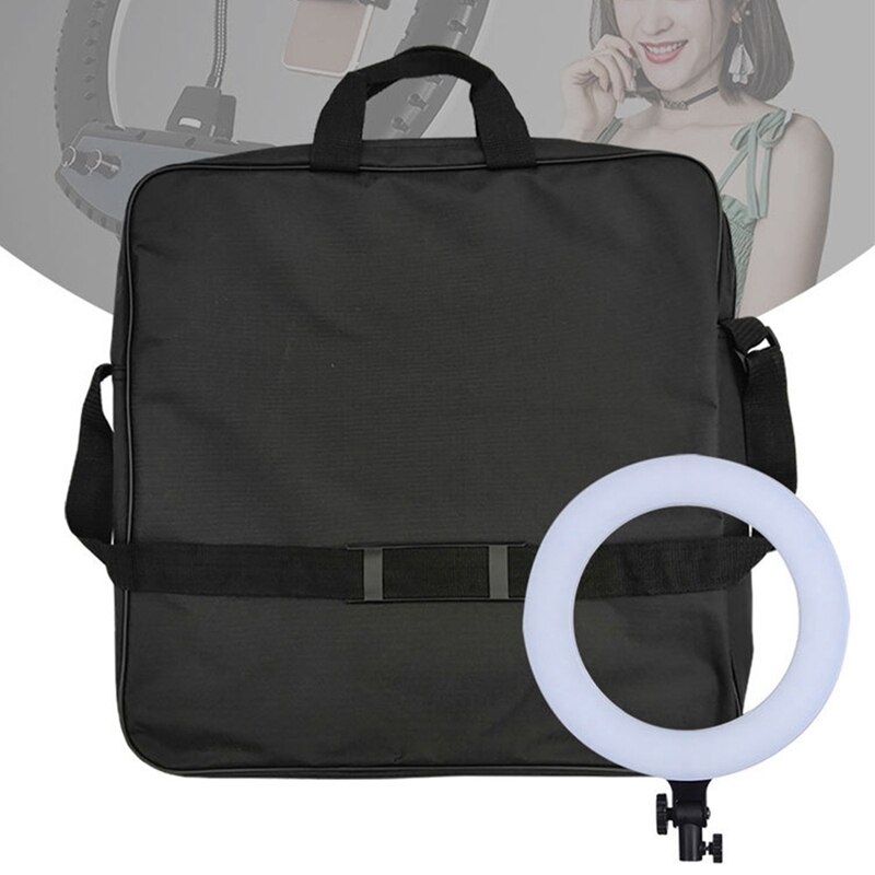 Portable Selfie Ring Light Carrying Bag for 12/14 Inch LED Photography Bag Kit