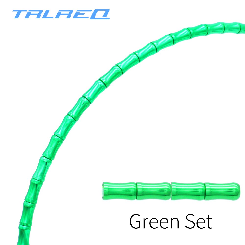 1900mm Bamboe Fiets Derailleur Shift Kabel Aluminium Links MTB Racefiets Derailleur Remkabel: Green
