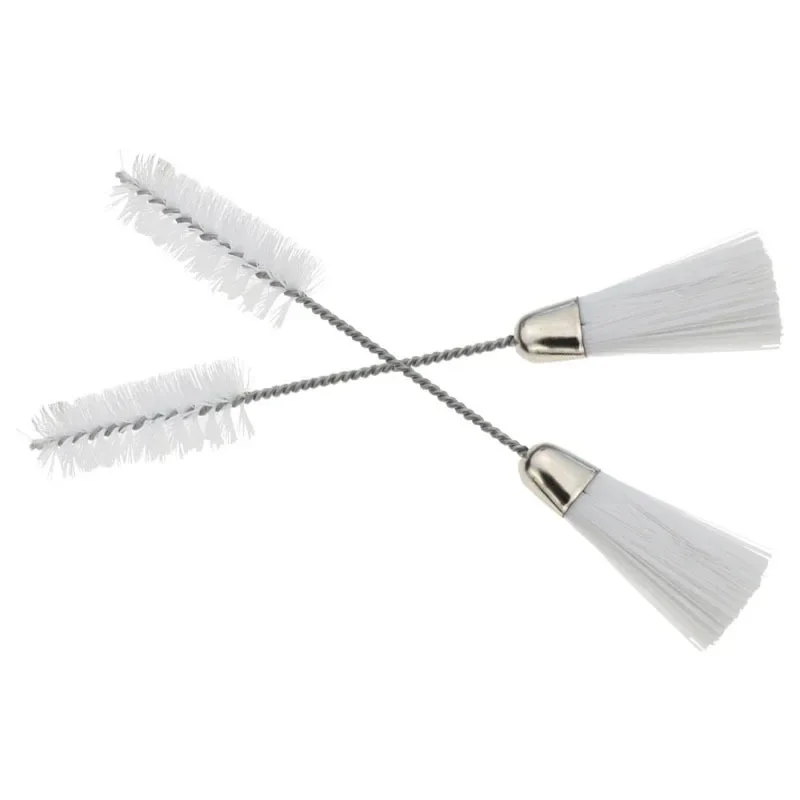 Multi-function Mini Double Ended Cleaning Brush for Sewing Machine Gap Threads Cleaning Keyboard Nylon Head Sewing Accessories: Light Grey