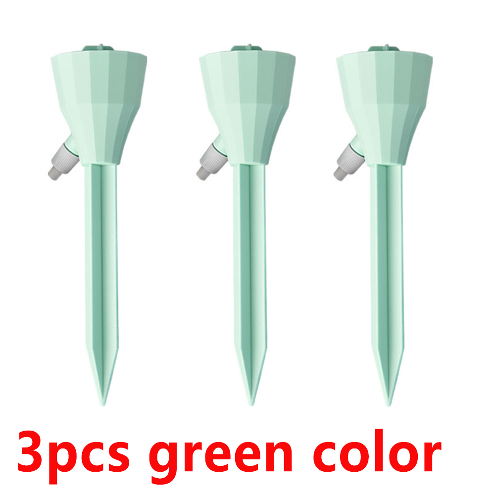 Adjustable Drip Irrigation System Automatic Self Watering Spikes for Plants Indoor Outdoor Potted Plants Irrigation System1-3pcs: Red