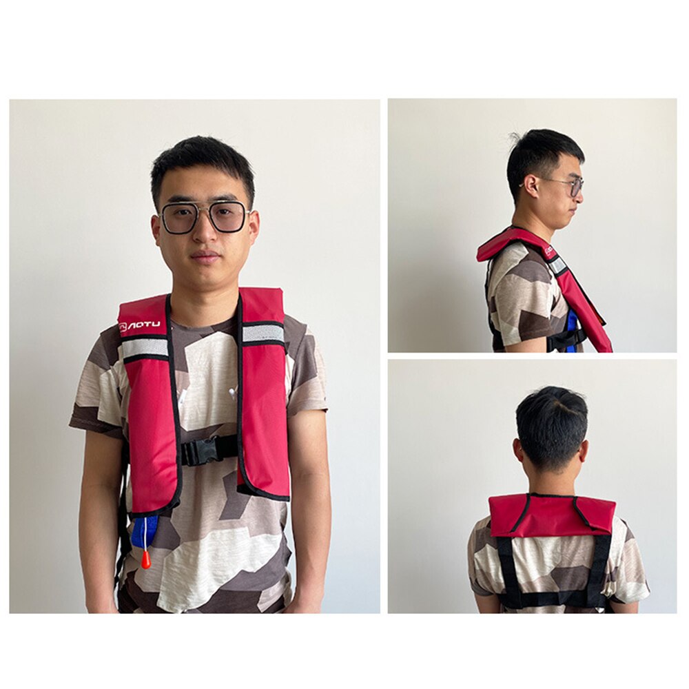 Lixada Water Sports Swiming Fishing Survival Vest Adult Swimming Boating Sailing Fishing Kayak Life Vest Inflatable Life Jacke