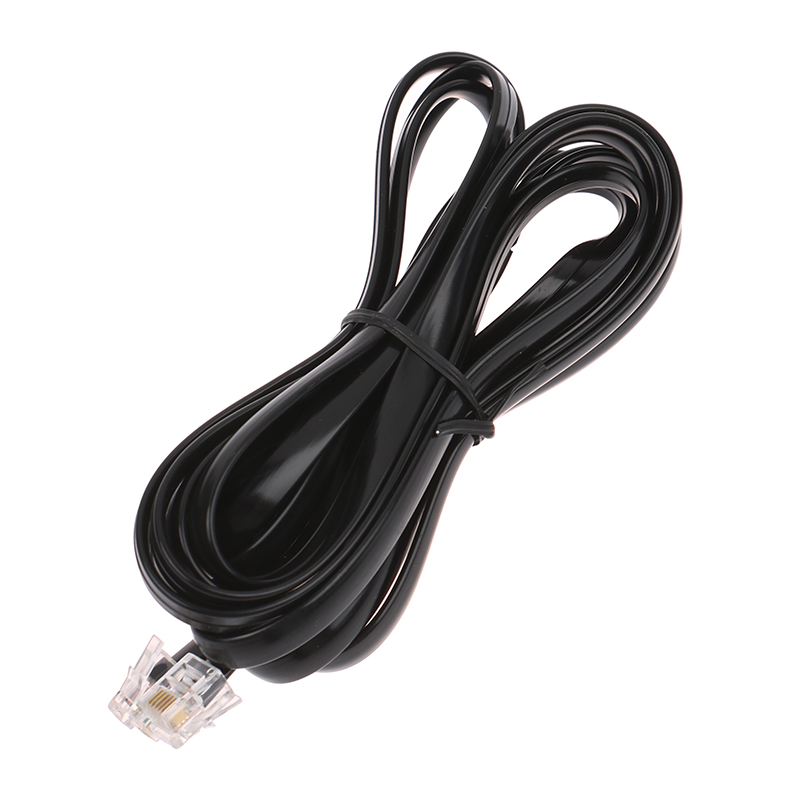 RJ12 6P6C 0.5m, 1m, 2m, 3m, 5m Autoguide Camera Cable Ioptron Auto Guide Kabel Pinout Telephone Handset Voice Extension Cable: Silver