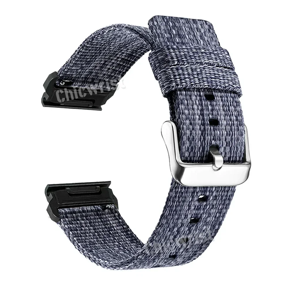 26mm 22mm nylon klokkereim til garmin watch fenix 8 7x 6x 7 5 6 pro 5x tactix 7 pro armbånd stropp smartklokke erstatningsarmbånd