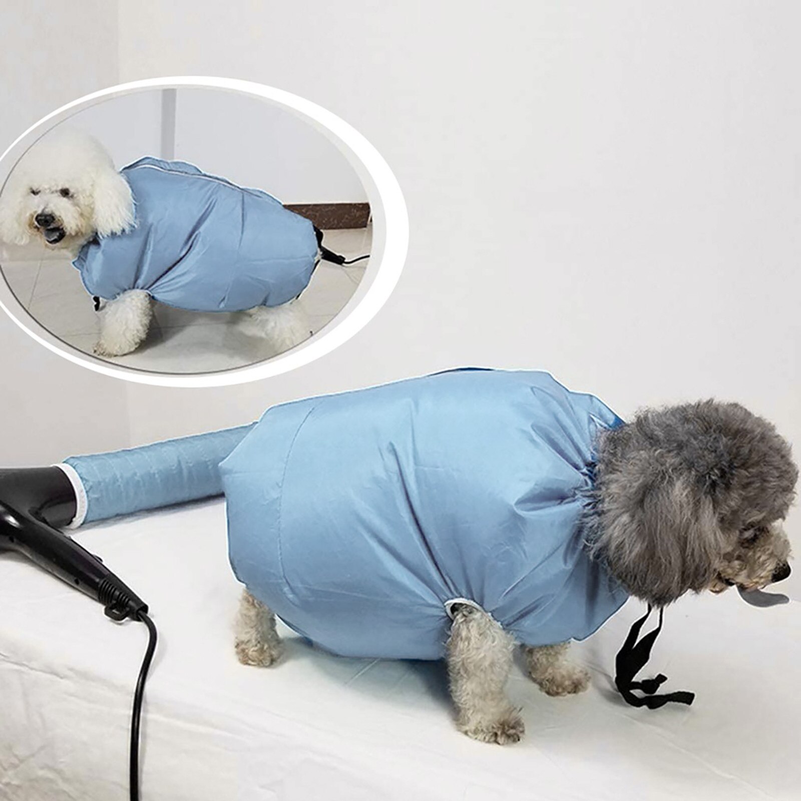 Asciugacapelli per cani da compagnia portatile veloce facile soffiatore strumento professionale capelli per animali domestici a basso rumore soffice per cani asciugacapelli soffio e lanugine asciugacapelli