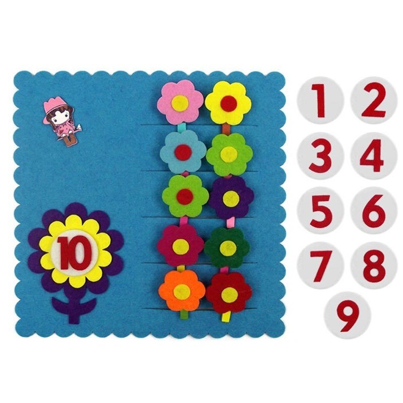 Juguetes Montessori de educación temprana para bebé, materiales de tejido Diy, rompecabezas, material didáctico de matemáticas, suministros para niños: Wj21-02