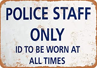 "Please Staff Only" Sign | 7" x8" Plastic: 7 / 40x30cm