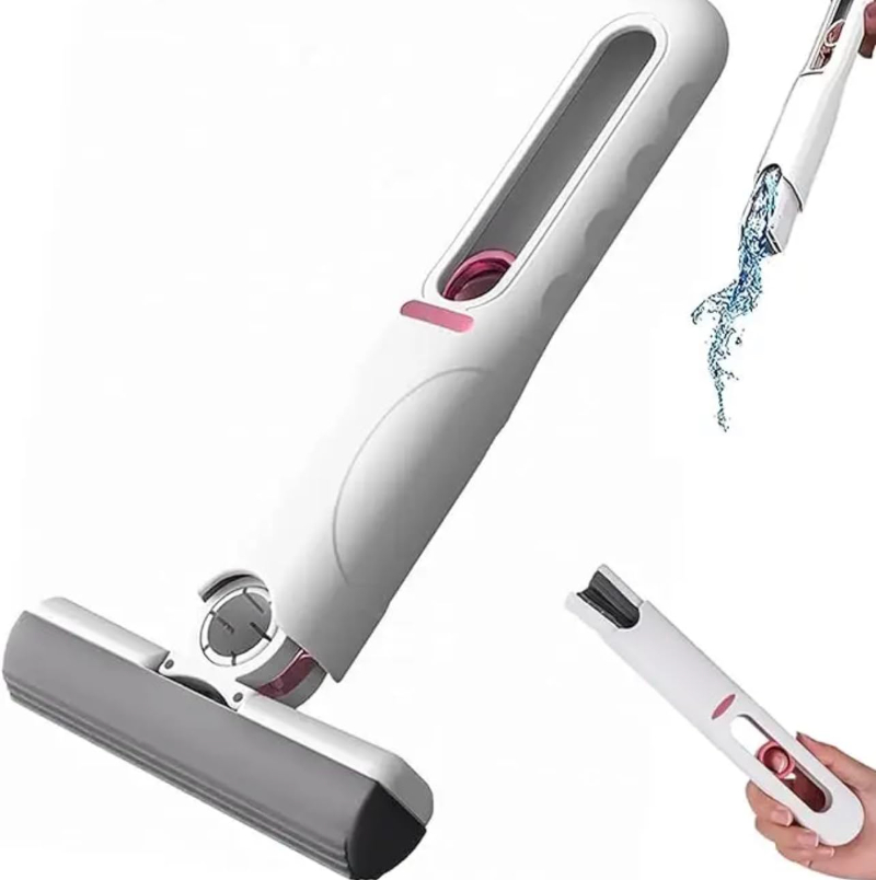 Draagbare Mini Spons Mop Handvrij Wassen Opvouwbare Zelf Knijp CleaningMop Nat En Droog Gebruik Super AbsorbentMop Voor Badkamer Keuken