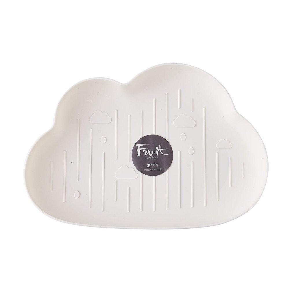 Lui Snack Tray Aardbei Vorm Fruit Lade Snoep Leuke Plaat Snack Schotel Fruit Voedsel Plaat Huishoudelijke Plastic Plaat Voor thuis
