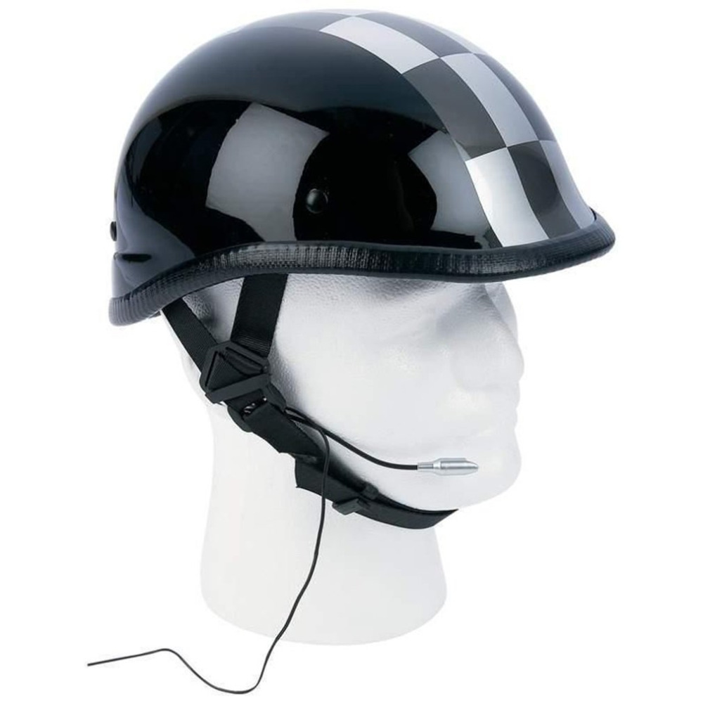 Casque Audio Moto Avec Micro PTT - Communication Bidirectionnelle Pour Talkie-walkie, Noir Universel