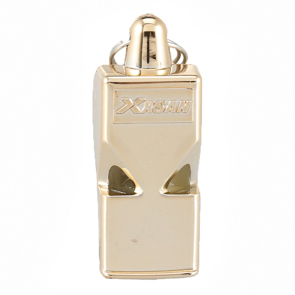 Metal apito de aço inoxidável extra alto cordão para a escola esportes futebol basquete e proteção salva-vidas