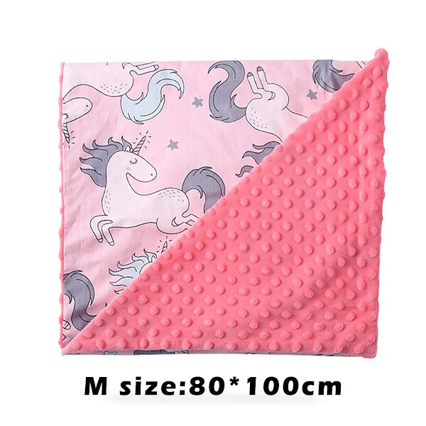 Baby Baumwolle Decke Weichen Flanell Vlies Windeln Neugeborene Kleinkind minky Bettwäsche Decke Kinderwagen wickeln Abdeckungen Blasen M/L größe: Schwarz