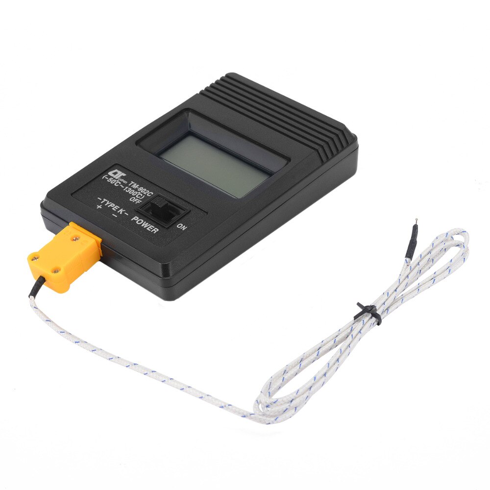 TM-902C Digital K Type Thermometer Meter Single Input LCD Temperature Detector + Thermocouple Probe Measuring Tools