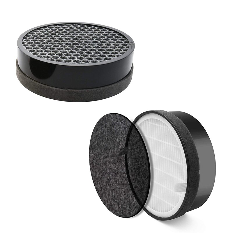 Purificador de aire LV-H132 Filtro de reemplazo, HEPA verdadera y juego de filtros de carbón activado, LV-H132-RF