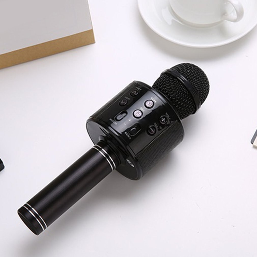 Wireless Karaoke Microphone Micro 4 in 1 portable karaoke player 12 sound effects for home KTV / Party