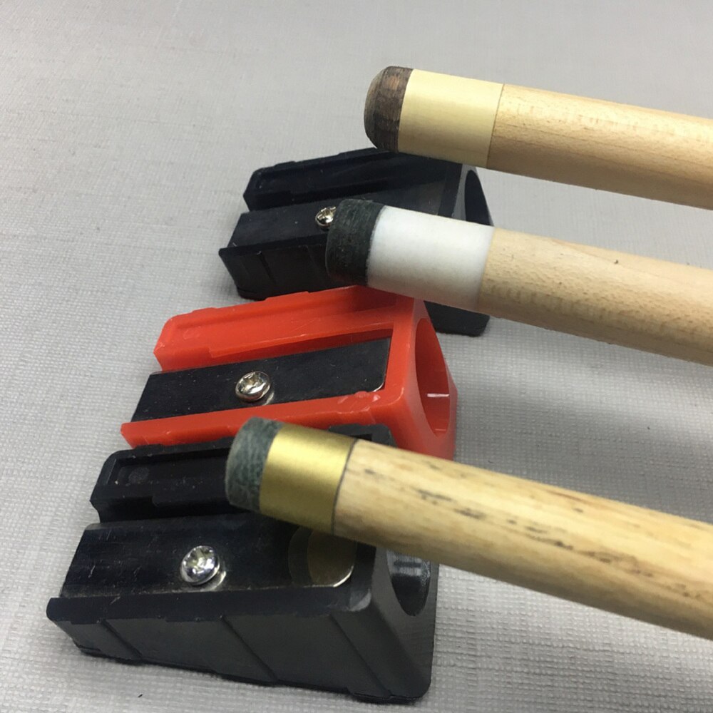 3 pces cue tip burnisher lápis apontador forma piscina ferramenta de reparo (cor aleatória)